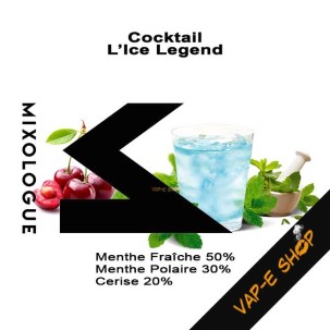 E-liquide L'Ice Legend. Coctkail Frais Le Mixologue