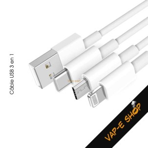 Câble USB Universel 3 en 1