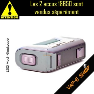 Trape accus 18650 Box L200