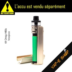 Emplacement accu mod Drag H80s Voopoo