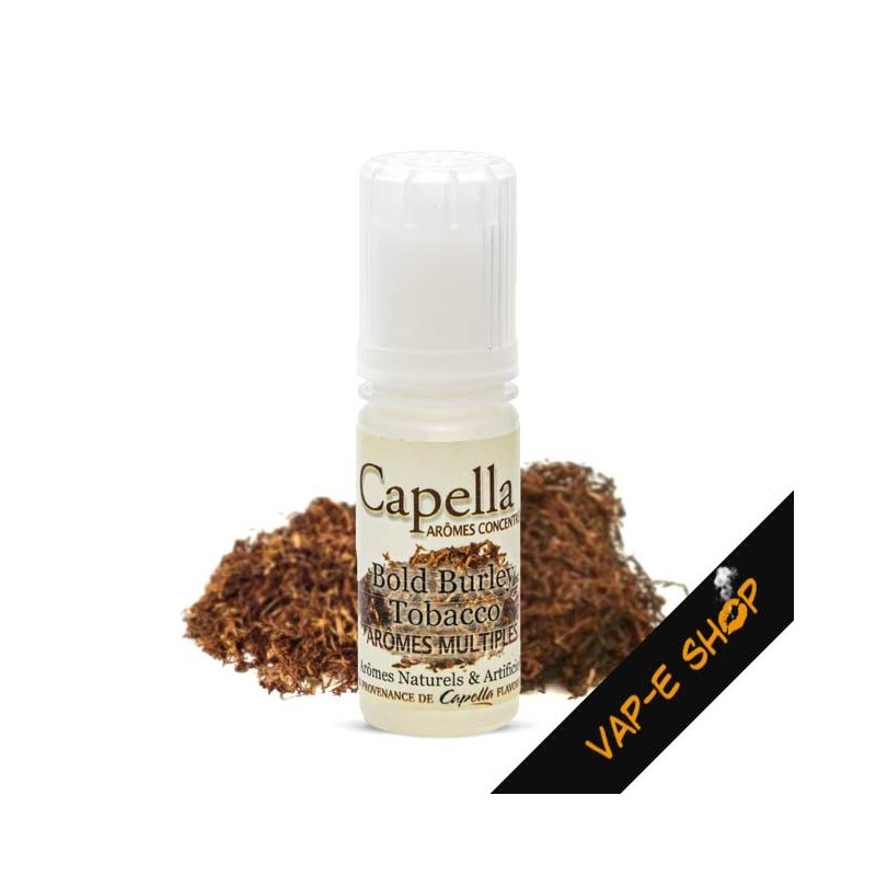 Bold Burley Tobacco Capella Flavors, Arôme Concentré Tabac brun - 10ml