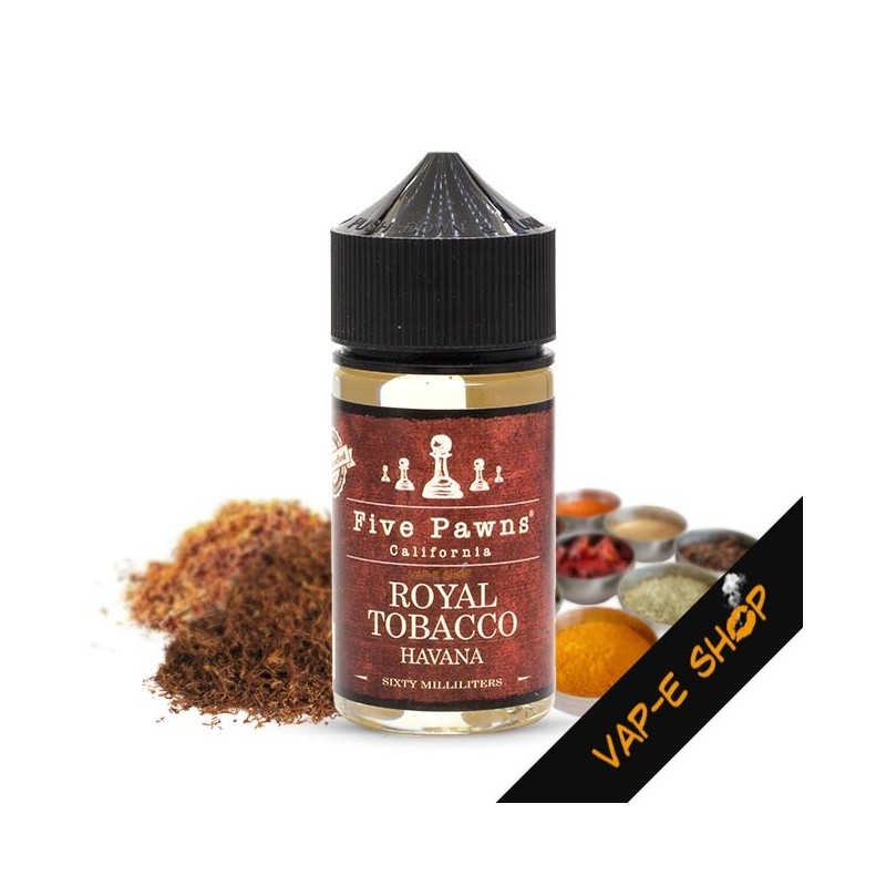 E-liquide Royal Tobacco Five Pawns