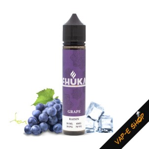 Grape Ehuka E-liquide Raisin bouteille 70ml contenu 50ml - PG30%/VG70%