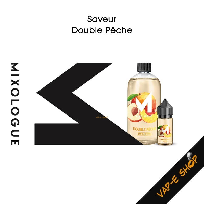 Double Pêche Le Mixologue, e-liquide fruité