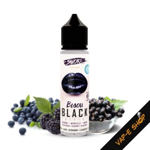 Bisou Black, un e-liquide Swoke fait de fruits noires mûres. 50ml