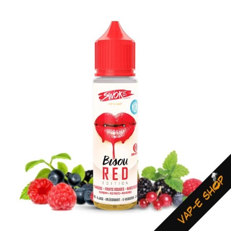 Bisou Red, E-liquide Fruité Swoke