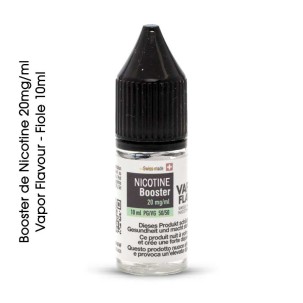 Booster Nicotine pour E-liquides Vapor Flavour 20mg/ml - Fiole 10ml