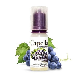 Capella Concord Grape avec Stevia, arôme concentré goût raisin - 10ml