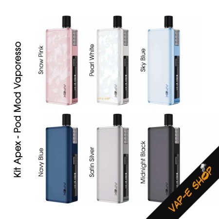 Kit Apex Pod Mod Vaporesso, batterie 2000 mAh