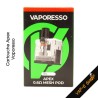 Cartouche Apex 5ml par Vaporesso. Résistances mesh 0.6 ou 0.8 Ohm