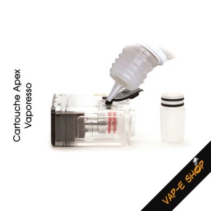 Cartouche Apex 5ml par Vaporesso. Résistances mesh 0.6 ou 0.8 Ohm