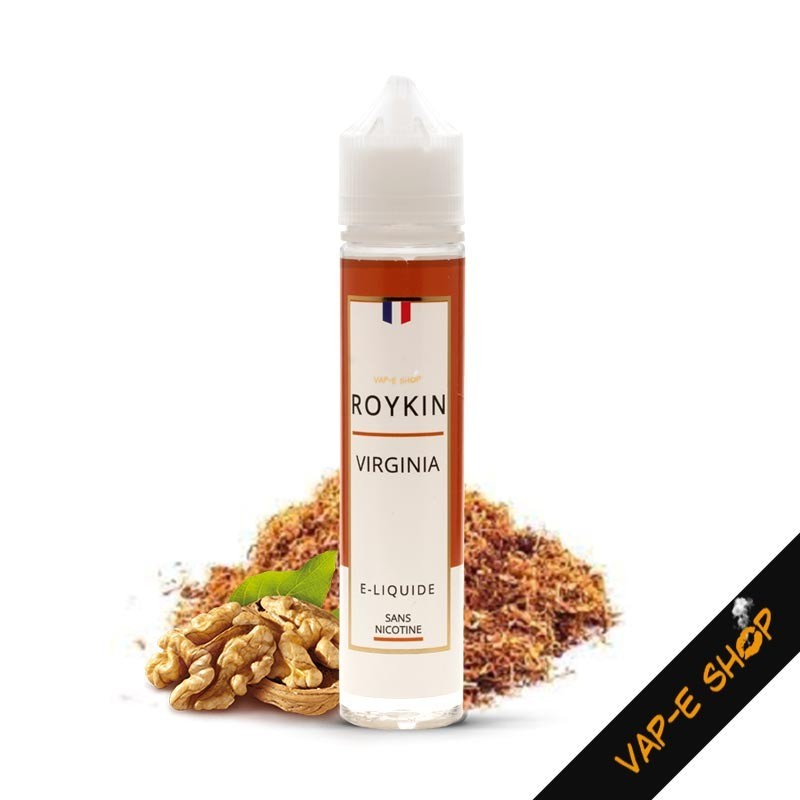 E-liquide Virginia Roykin 50ml. Classic blond avec notes de noix