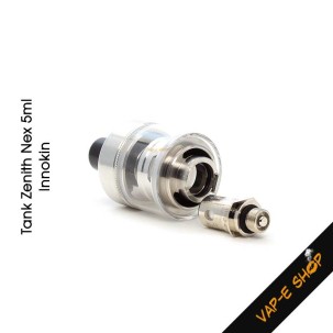 Zenith Nex par Innokin. Clearomiseur 5ml. Design Phil Busardo