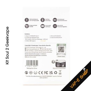 Kit Soul 2 Geekvape, pod mod avec batterie intégrée 2100 mAh