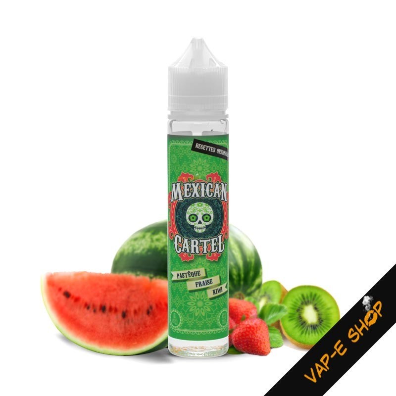 Mexican Cartel - E-liquide Pasteque Fraise Kiwi - 50ml