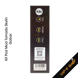 Kit Tornado Skylin Pod Mod Gobar, batterie intégrée 1000 mAh