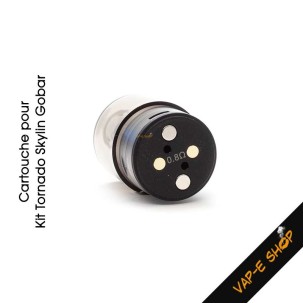 Cartouche Tornado Skylin 10ml, Gobar, coil intégré en 0.6 ou 0.8 Ohm