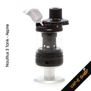 Nautilus 3 Tank Aspire, contenance du réservoir 4ml, diamètre 24 mm