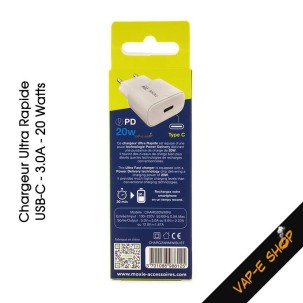 Chargeur Ultra Rapide 20 Watts