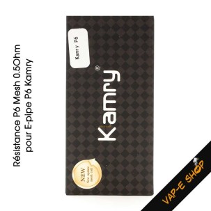 Résistance P6 E-Pipe Kamry 0.50 Ohm de 30 à 35 Watts