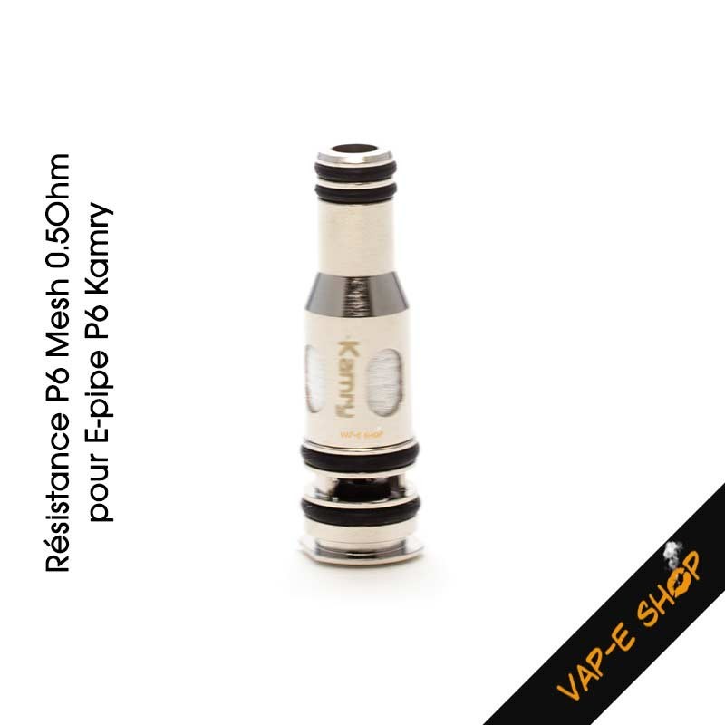 Résistance P6 0.50 Ohm compatible avec la e-Pipe P6 Ebony Kamry