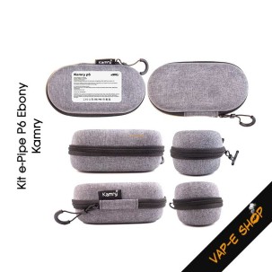 Étui Kit e-Pipe P6 Ebony par Kamry