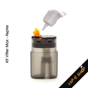 Remplissage en e-liquide du pod Vilter Aspire