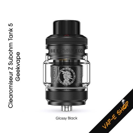 Clearomiseur Z Subohm Tank 5 par Geekvape, version, Glossy Black.