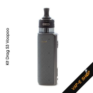 Le Kit Drag S3 Voopoo en un clin d'œil. Batterie 3000 mAh, 60 Watts