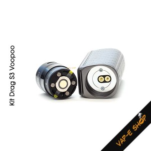 Le Kit Drag S3 Voopoo en un clin d'œil. Batterie 3000 mAh, 60 Watts