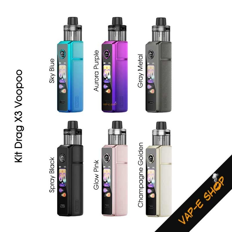 Kit Drag X3 Voopoo, Pod Mod 80 Watts