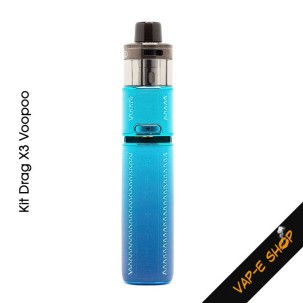 Kit Drag X3 par Voopoo, Pod Mod 80 Watts, accu 18650 ou 21700