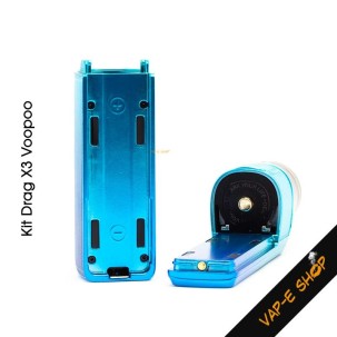 Kit Drag X3 par Voopoo, Pod Mod 80 Watts, accu 18650 ou 21700