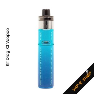 Kit Drag X3 par Voopoo, Pod Mod 80 Watts, accu 18650 ou 21700