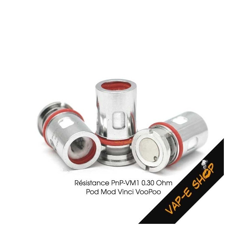 Résistance PnP, Pod Mod Vinci Voopoo - PnP-TM2, M1, VM1, VM4