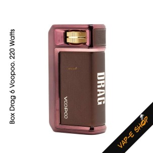 Box Drag 6 par Voopoo, double accus intégrés 2200 mAh, Mod 220 Watts