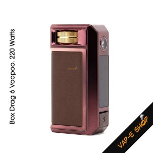 Box Drag 6 par Voopoo, double accus intégrés 2200 mAh, Mod 220 Watts