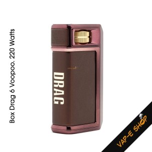 Box Drag 6 par Voopoo, double accus intégrés 2200 mAh, Mod 220 Watts