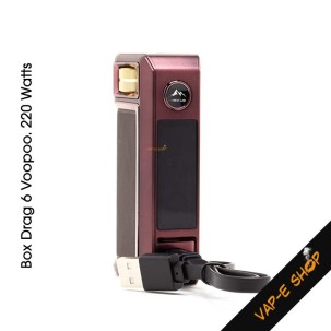 Box Drag 6 par Voopoo, double accus intégrés 2200 mAh, Mod 220 Watts