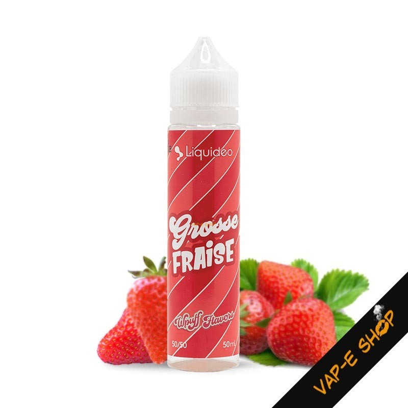 Grosse Fraise par Wpuff Flavors. E-liquide en bouteille 50 ml sans nicotine