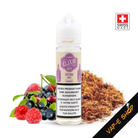 E-liquide Suisse Elixir Potion Rose 50ml