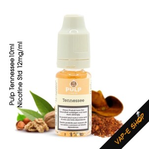 Tennessee E-liquide Pulp saveur tabac 10ml, Nicotine Traditionnelle 12mg/ml