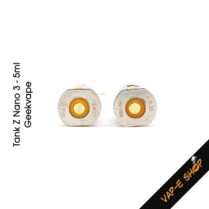 Résistances Serie B 0.2 et 0.4 Ohm pour le Zeus Nano 3 Tank Geekvape
