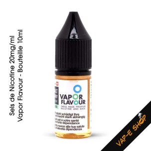 Booster Sels Nicotine Suisse Nic Salt par Vapor Flavour 20mg/ml