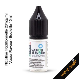 Nicotine Traditionnelle pour E-liquides. Dosage 20mg/ml