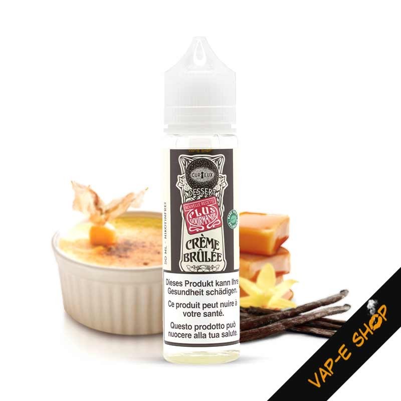 E-liquide Crème Brûlée, Curieux - 50ml