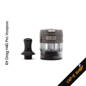Tank PNP X et Drip Tip du kit Drag H40 Pro Voopoo