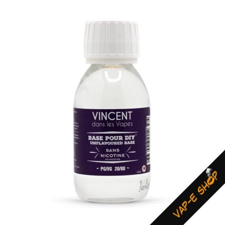 Base DIY Neutre PG20% VG80% VDLV 125ml, sans goût, sans nicotine