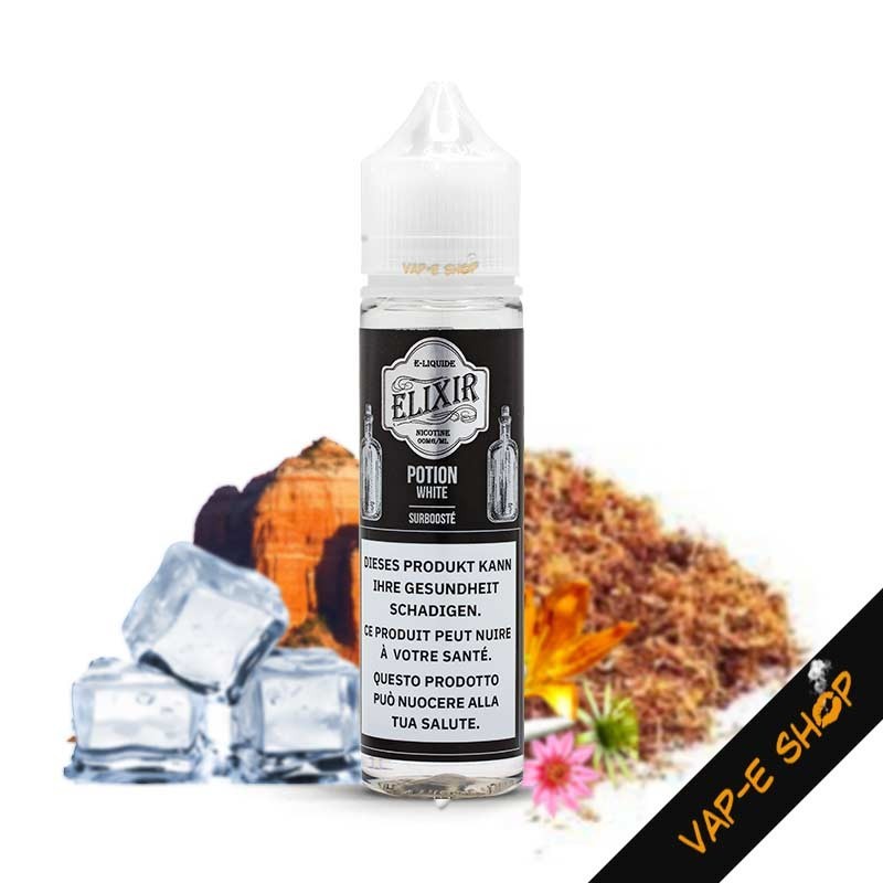 Elixir Potion White 50ml, E-liquide Frais Suisse saveur Classic Floral