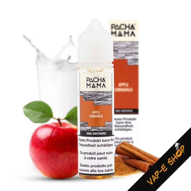 Apple Cinnamilk Pachamama 50 ml par Charlie's Chalk Dust, saveurs pomme cannelle lait